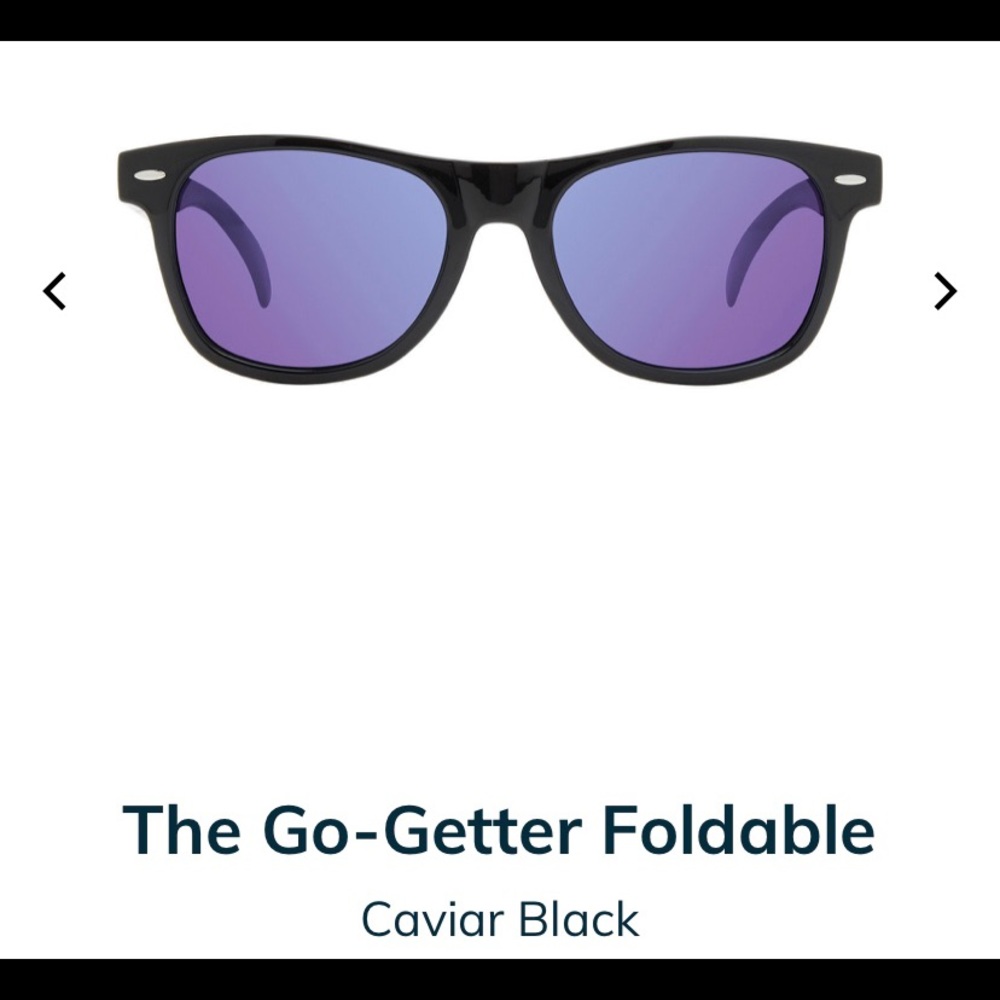 NIB Prive Revaux Go Getter Foldable Sunglasses